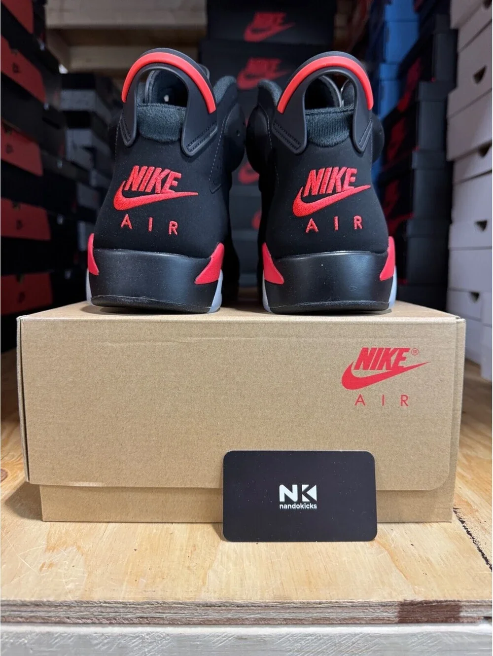 Air Jordan 6 Retro 'Infrared Salesman' CT8529-001 SIZE 10.5